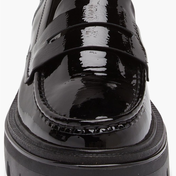 NWT rag & bone Glossy Black Loafers - Picture 4 of 6
